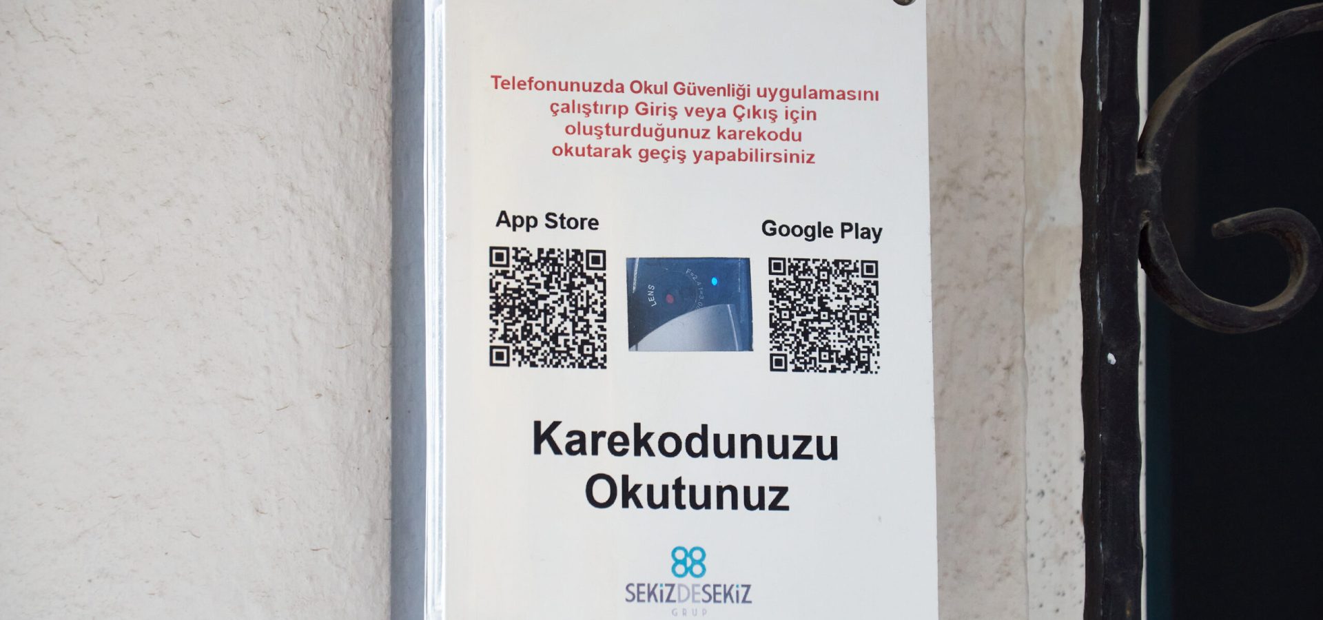 Okul turnike sistemi kurulumu