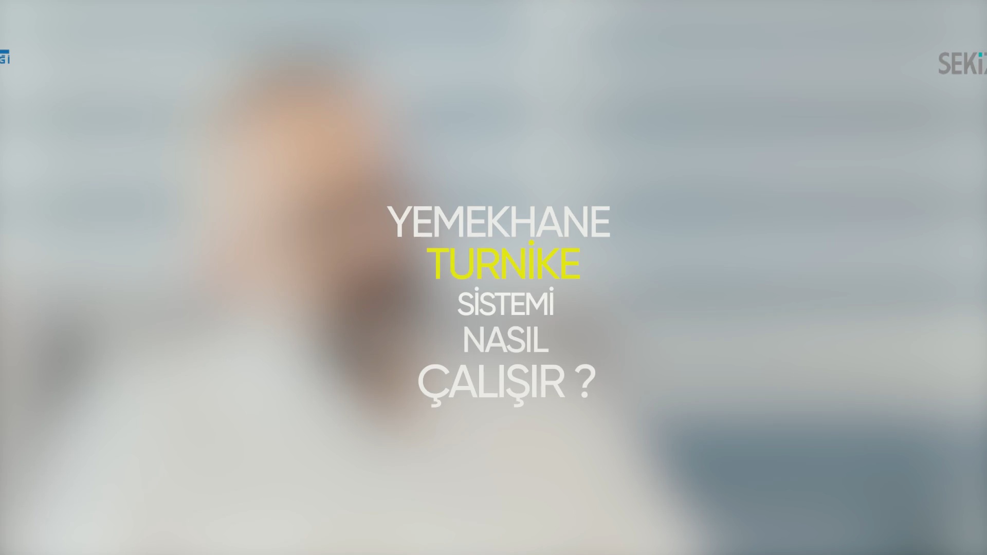 Yemekhane turnike sistemi nasıl çalışır?